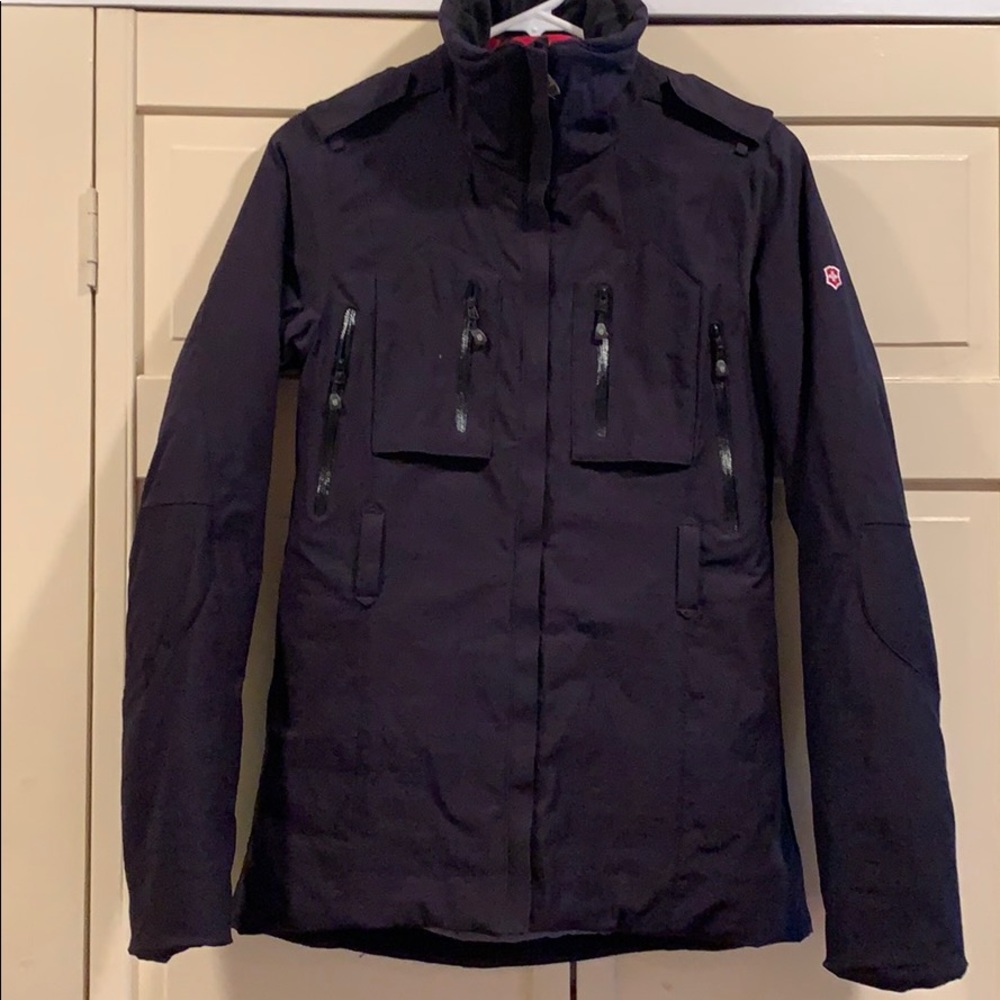 Victorinox women’s xs black ski jacket